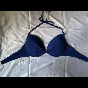 LaVien Rose blue bikini top